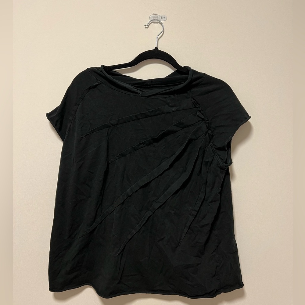 100% cotton Basic Black Top